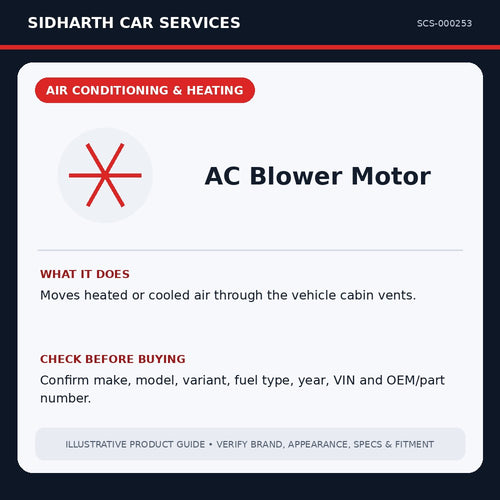 AC Blower Motor illustrative product guide