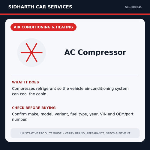 AC Compressor illustrative product guide