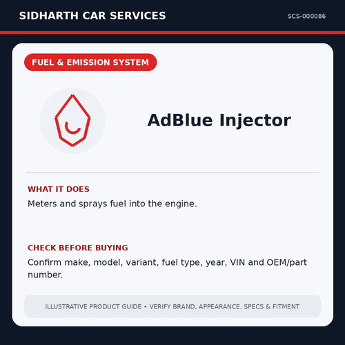 AdBlue Injector illustrative product guide