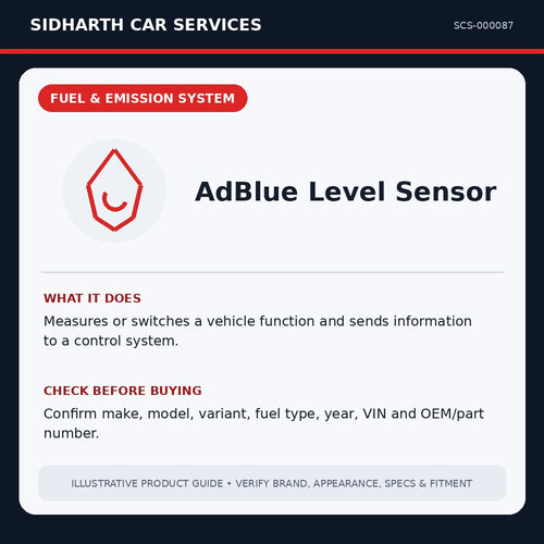 AdBlue Level Sensor illustrative product guide