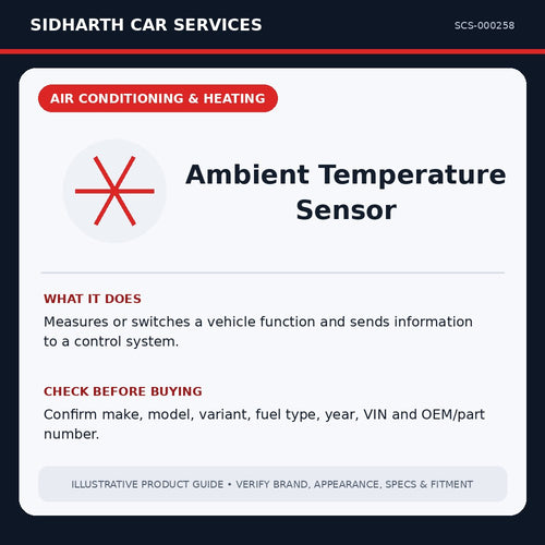 Ambient Temperature Sensor illustrative product guide