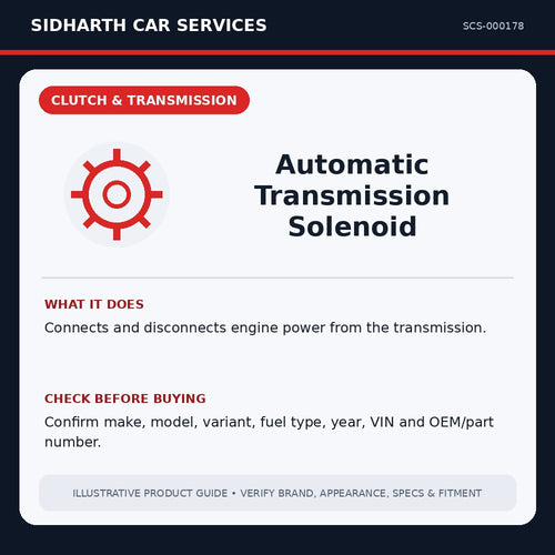Automatic Transmission Solenoid illustrative product guide