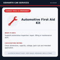 Automotive First Aid Kit illustrative product guide
