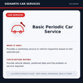 Basic Periodic Car Service illustrative product guide
