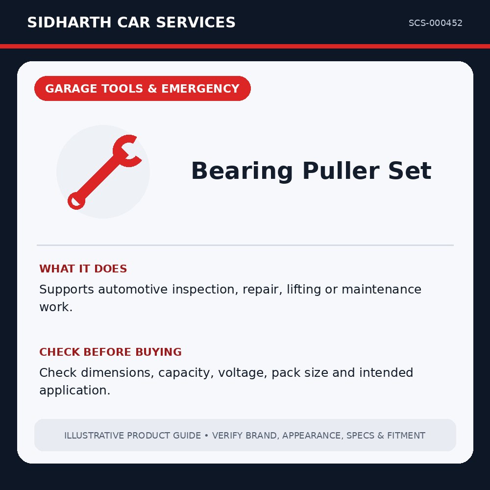 Bearing Puller Set illustrative product guide