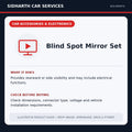 Blind Spot Mirror Set illustrative product guide