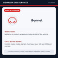 Bonnet illustrative product guide