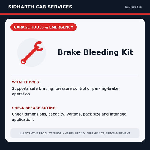 Brake Bleeding Kit illustrative product guide