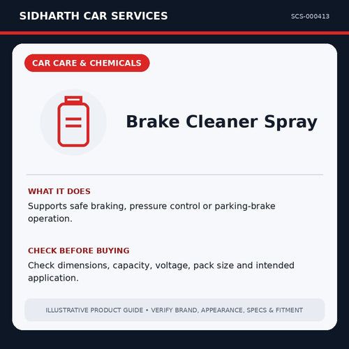 Brake Cleaner Spray illustrative product guide