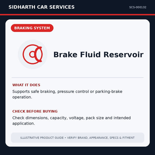 Brake Fluid Reservoir illustrative product guide