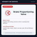Brake Proportioning Valve illustrative product guide
