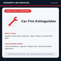 Car Fire Extinguisher illustrative product guide
