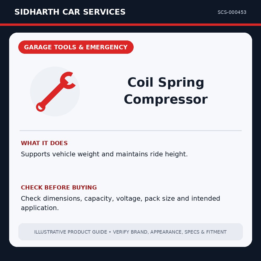 Coil Spring Compressor illustrative product guide
