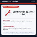 Combination Spanner Set illustrative product guide