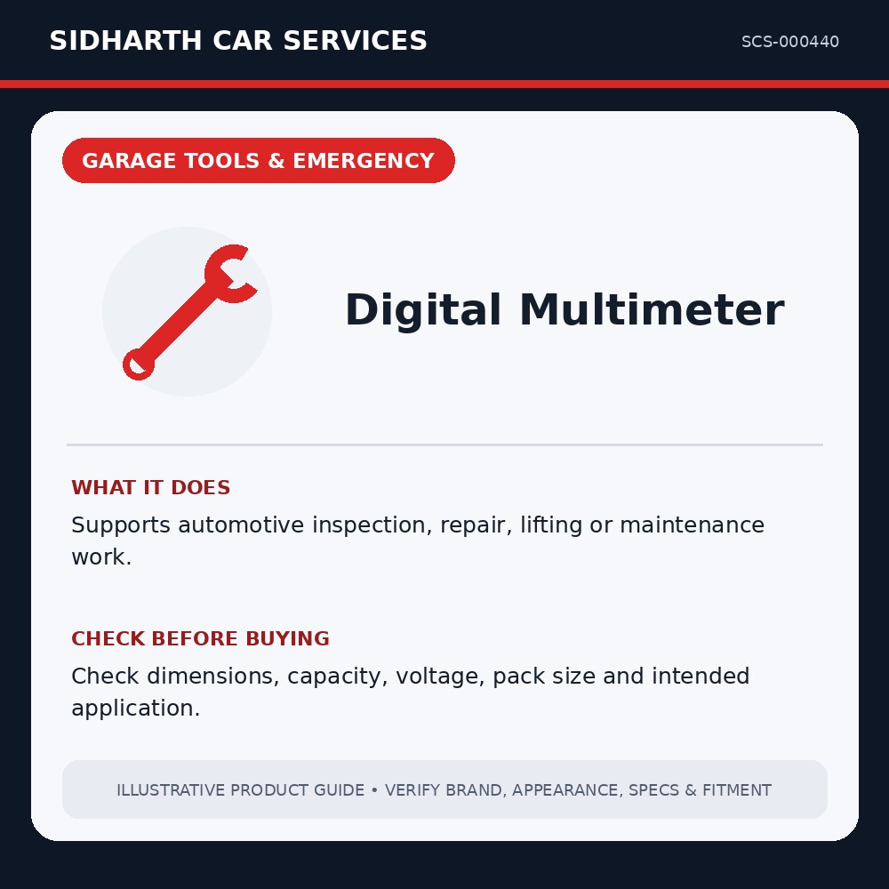 Digital Multimeter illustrative product guide