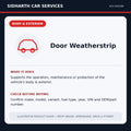 Door Weatherstrip illustrative product guide
