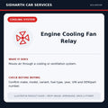 Engine Cooling Fan Relay illustrative product guide