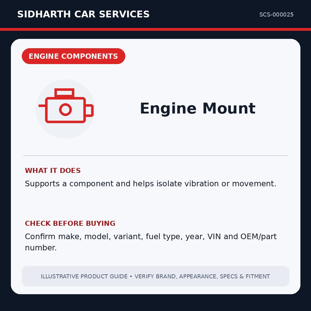 Engine Mount illustrative product guide