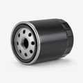 Generic engine oil filter on a clean studio background