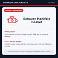 Exhaust Manifold Gasket illustrative product guide
