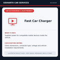 Fast Car Charger illustrative product guide