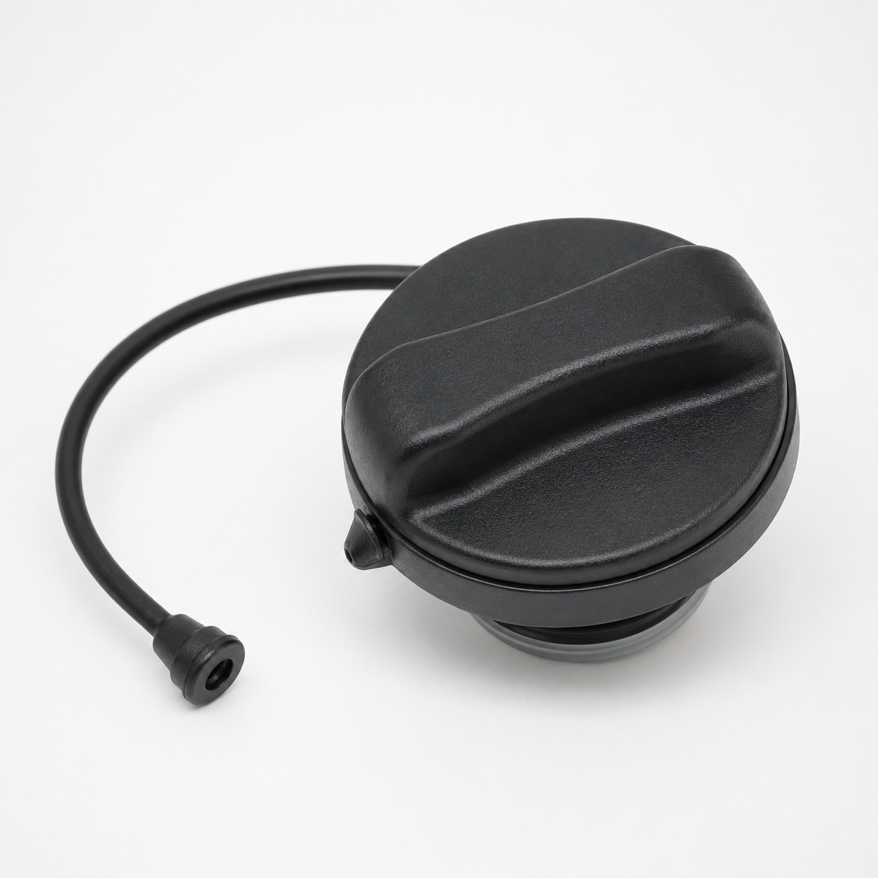 Generic fuel tank cap on a clean studio background
