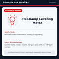 Headlamp Leveling Motor illustrative product guide