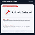 Hydraulic Trolley Jack illustrative product guide