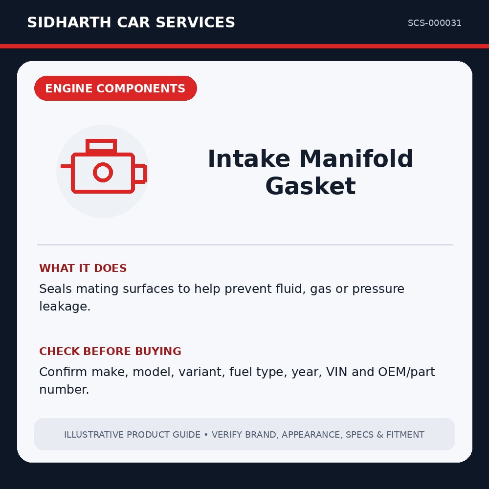 Intake Manifold Gasket illustrative product guide