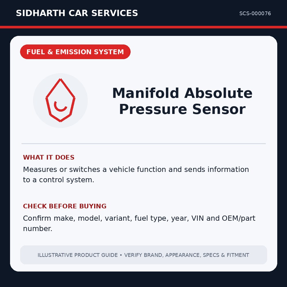 Manifold Absolute Pressure Sensor illustrative product guide