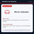 Mirror Indicator illustrative product guide