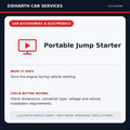 Portable Jump Starter illustrative product guide