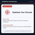 Radiator Fan Shroud illustrative product guide