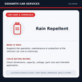 Rain Repellent illustrative product guide