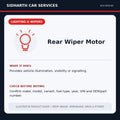 Rear Wiper Motor illustrative product guide
