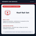Roof Rail Set illustrative product guide