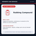 Rubbing Compound illustrative product guide