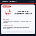 Suspension Inspection Service illustrative product guide