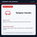 Tailgate Handle illustrative product guide