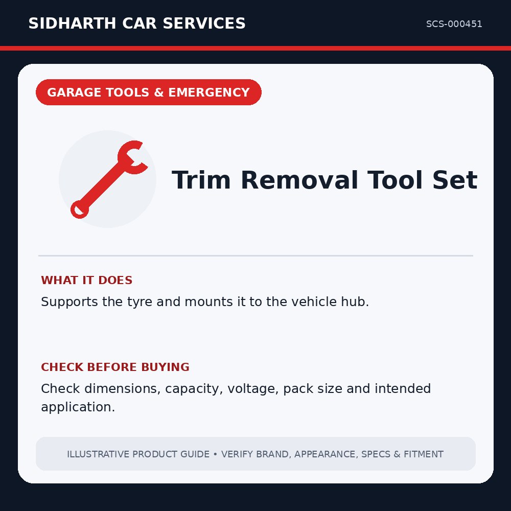 Trim Removal Tool Set illustrative product guide