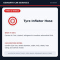Tyre Inflator Hose illustrative product guide