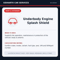 Underbody Engine Splash Shield illustrative product guide