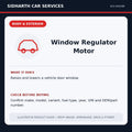 Window Regulator Motor illustrative product guide