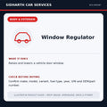 Window Regulator illustrative product guide